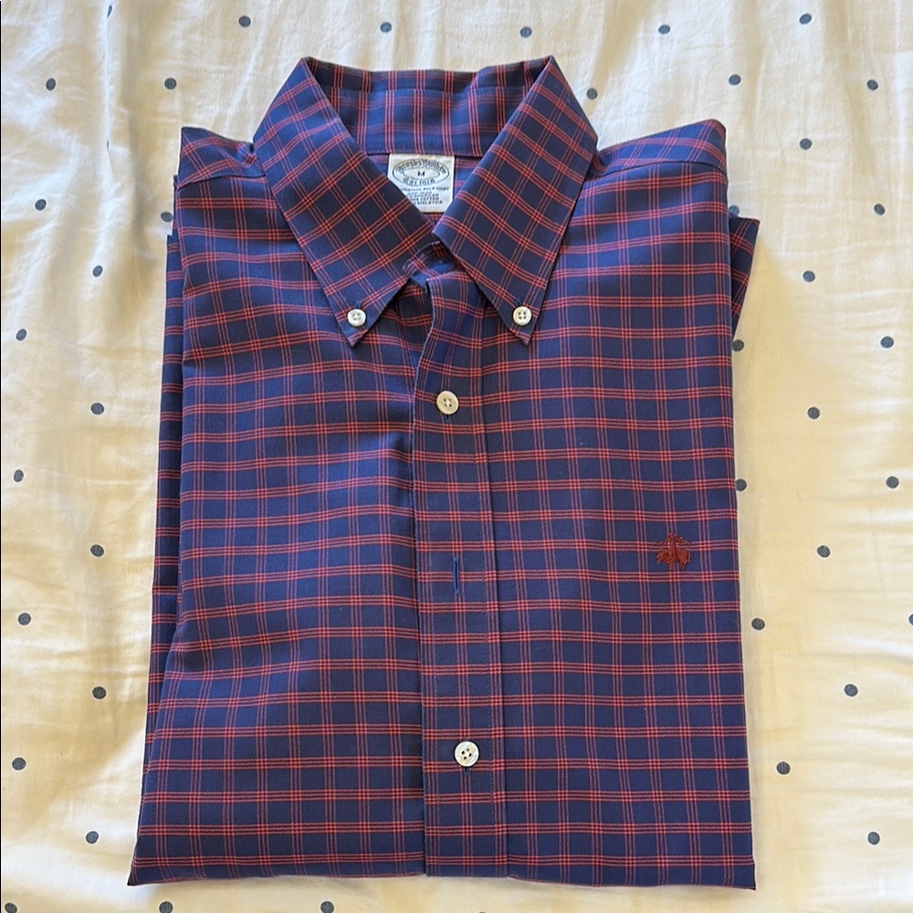 Brooks Brothers Men’s Dress Shirt - The Original Polo Shirt - M
